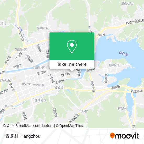 青龙村 map