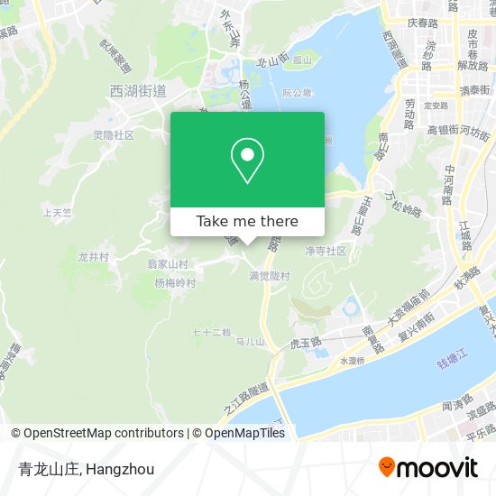 青龙山庄 map