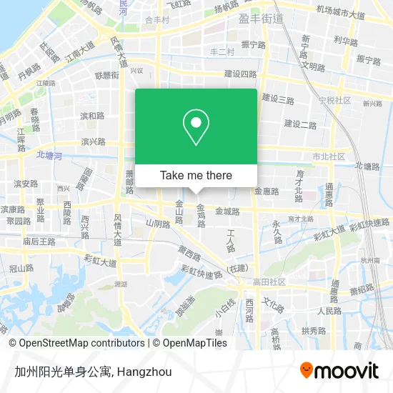 加州阳光单身公寓 map