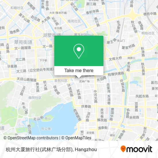 杭州大厦旅行社(武林广场分部) map