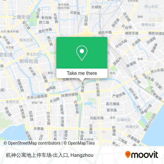 机神公寓地上停车场-出入口 map