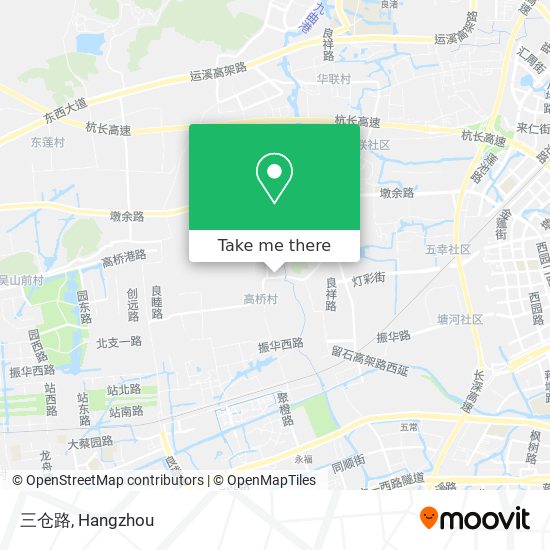 三仓路 map