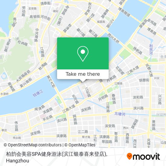 柏韵会美容SPA健身游泳(滨江银泰喜来登店) map