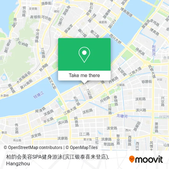 柏韵会美容SPA健身游泳(滨江银泰喜来登店) map