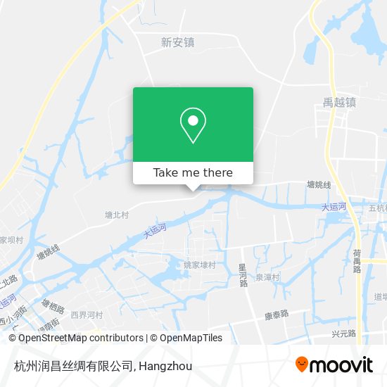 杭州润昌丝绸有限公司 map