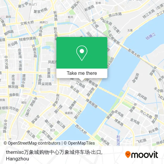 themixc万象城购物中心万象城停车场-出口 map