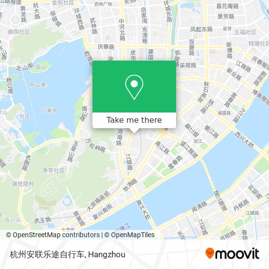 杭州安联乐途自行车 map