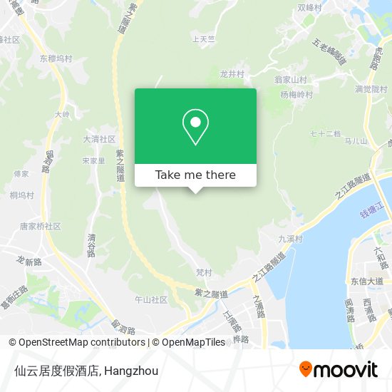 仙云居度假酒店 map