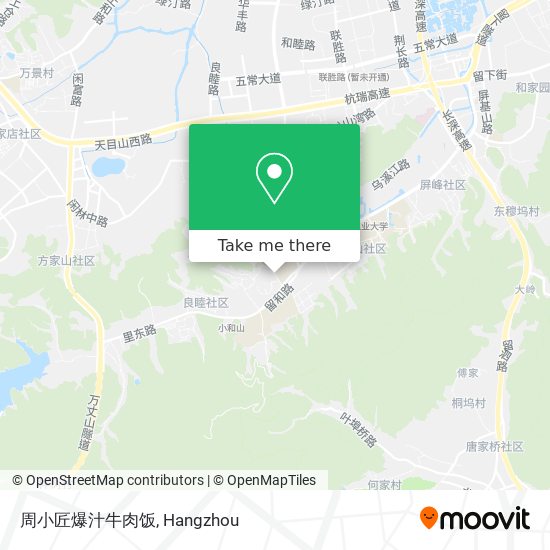 周小匠爆汁牛肉饭 map