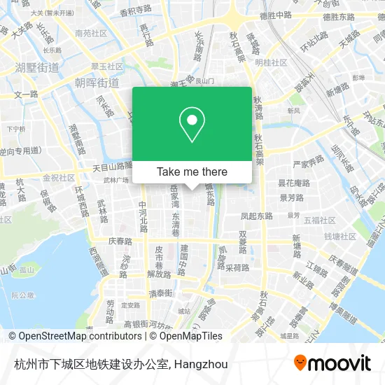 杭州市下城区地铁建设办公室 map