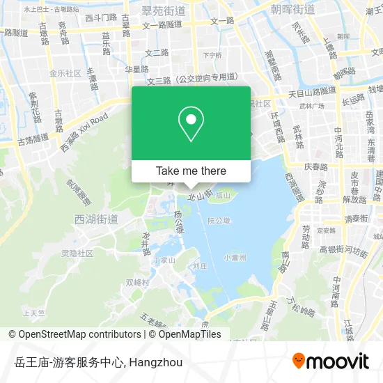 岳王庙-游客服务中心 map