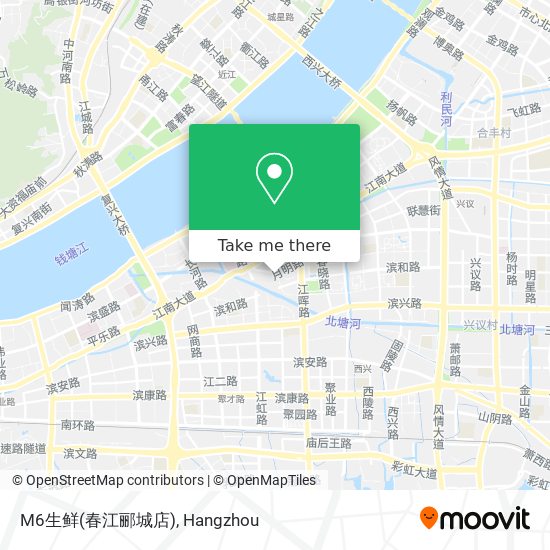 M6生鲜(春江郦城店) map