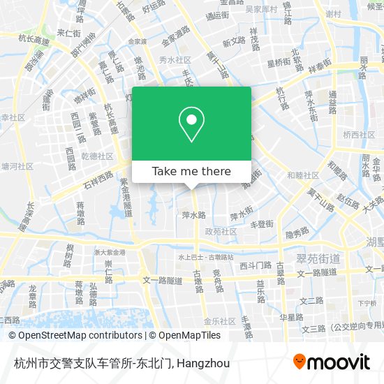 杭州市交警支队车管所-东北门 map