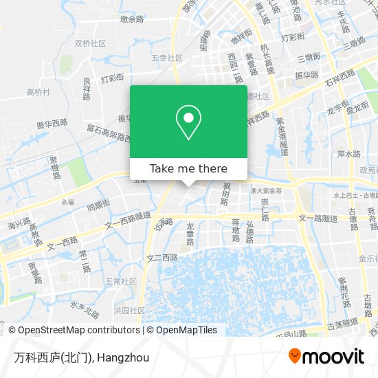 万科西庐(北门) map