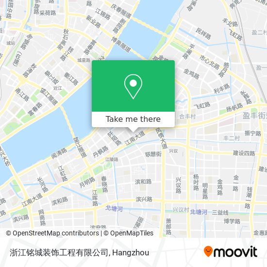浙江铭城装饰工程有限公司 map