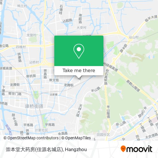 崇本堂大药房(佳源名城店) map