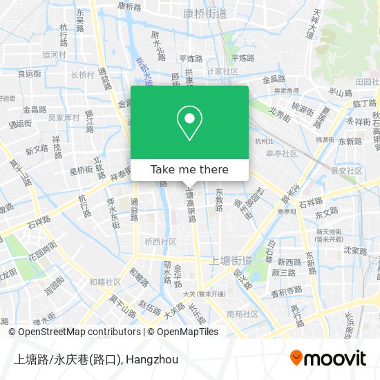 上塘路/永庆巷(路口) map