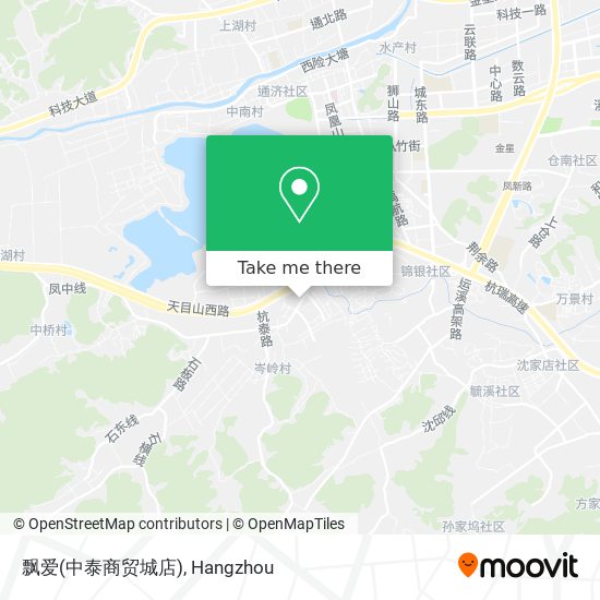 飘爱(中泰商贸城店) map