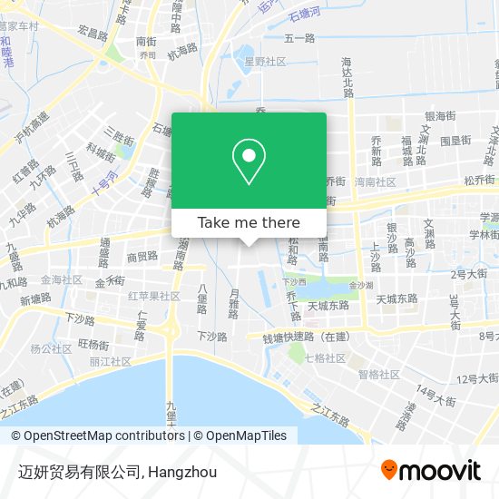 迈妍贸易有限公司 map