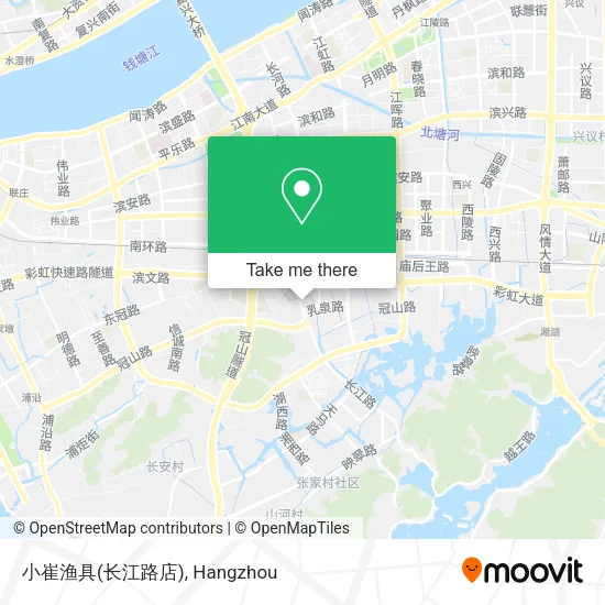 小崔渔具(长江路店) map