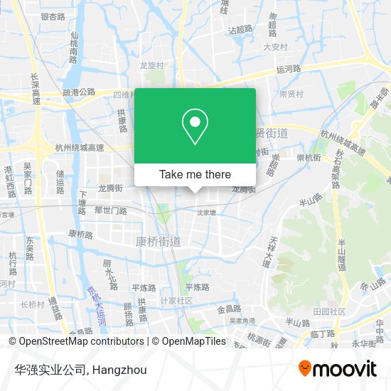 华强实业公司 map