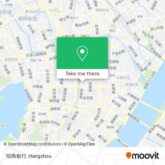 招商银行 map