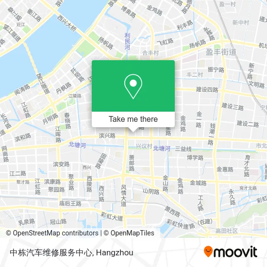 中栋汽车维修服务中心 map