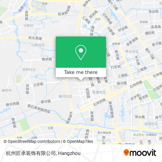 杭州匠承装饰有限公司 map