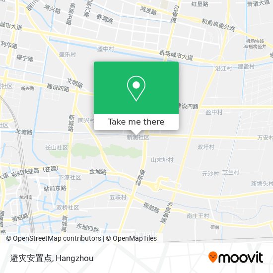 避灾安置点 map