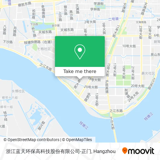 浙江蓝天环保高科技股份有限公司-正门 map