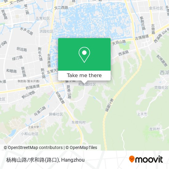杨梅山路/求和路(路口) map