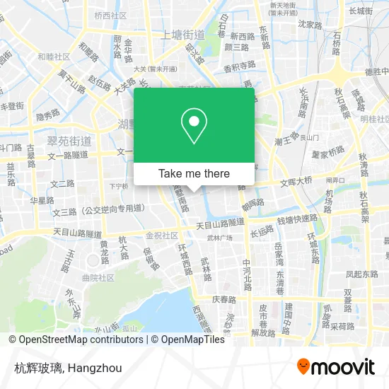 杭辉玻璃 map