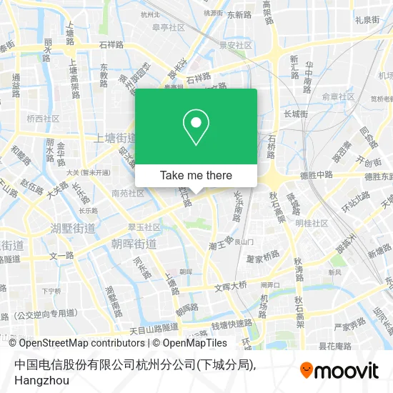 中国电信股份有限公司杭州分公司(下城分局) map