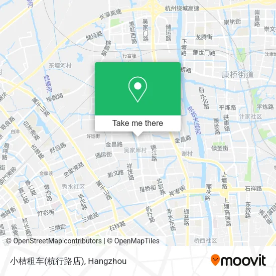 小桔租车(杭行路店) map
