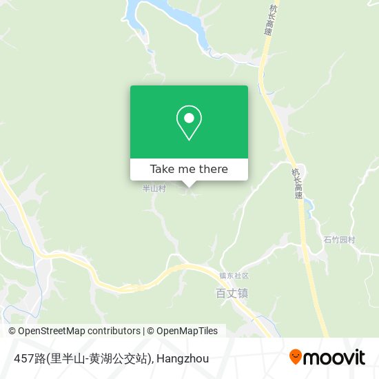 457路(里半山-黄湖公交站) map