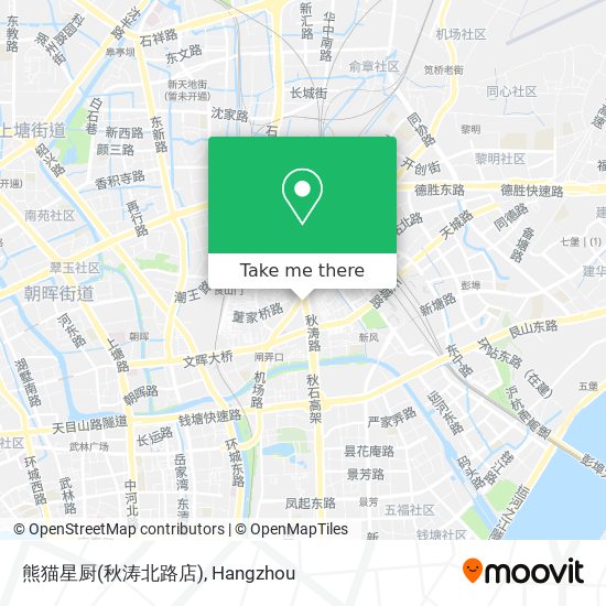 熊猫星厨(秋涛北路店) map