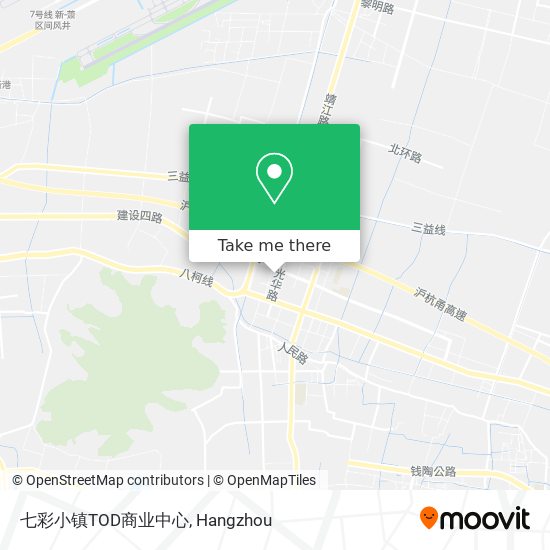七彩小镇TOD商业中心 map