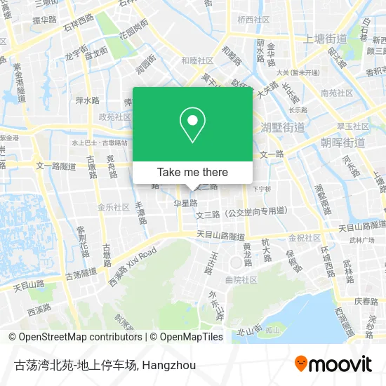 古荡湾北苑-地上停车场 map