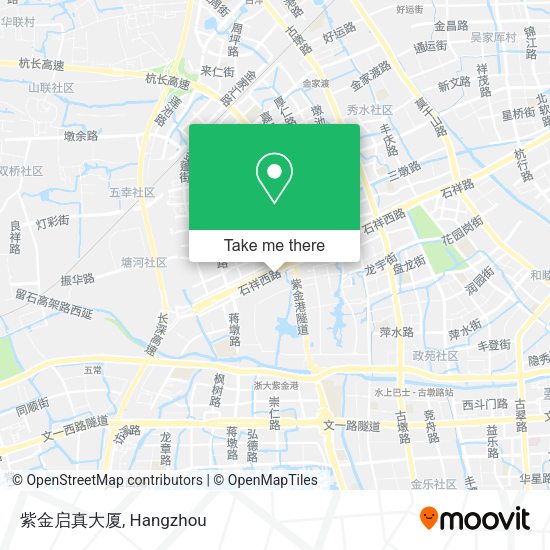 紫金启真大厦 map