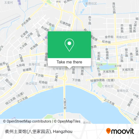 衢州土菜馆(八堡家园店) map