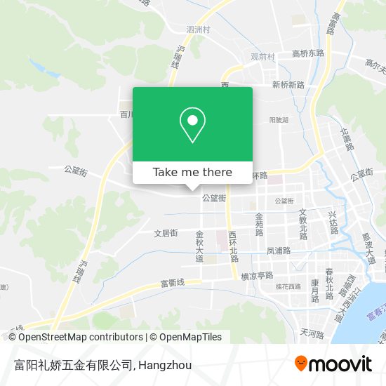 富阳礼娇五金有限公司 map