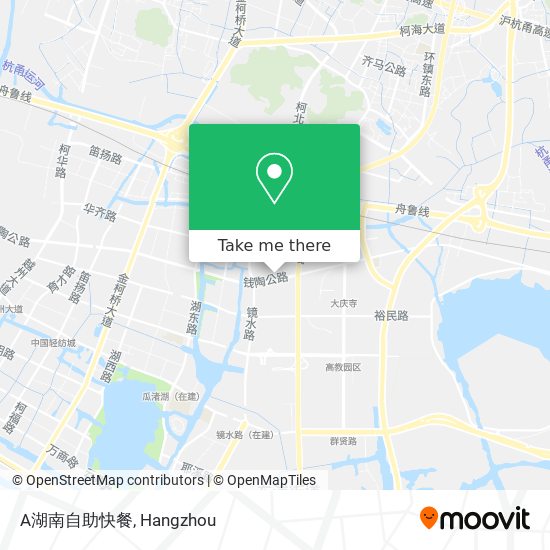 A湖南自助快餐 map