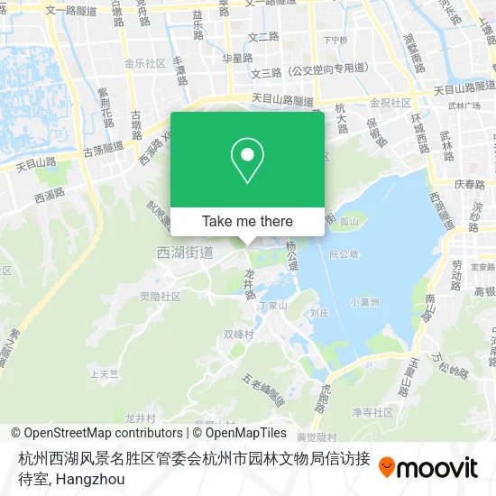杭州西湖风景名胜区管委会杭州市园林文物局信访接待室 map