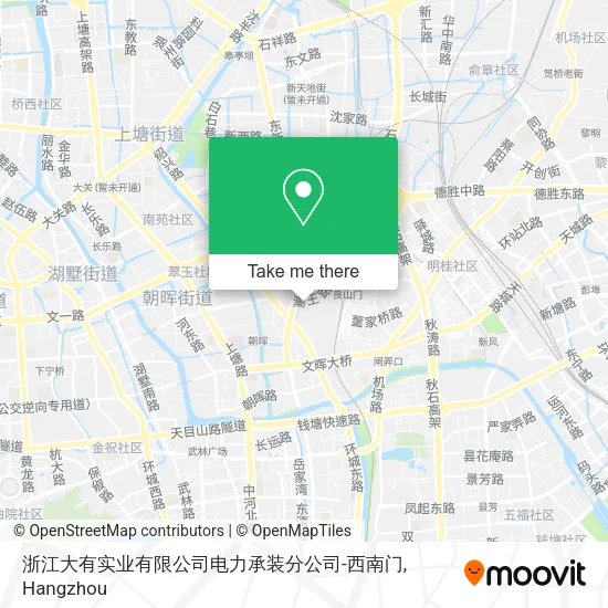 浙江大有实业有限公司电力承装分公司-西南门 map