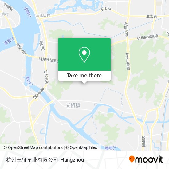 杭州王征车业有限公司 map