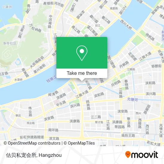 估贝私宠会所 map