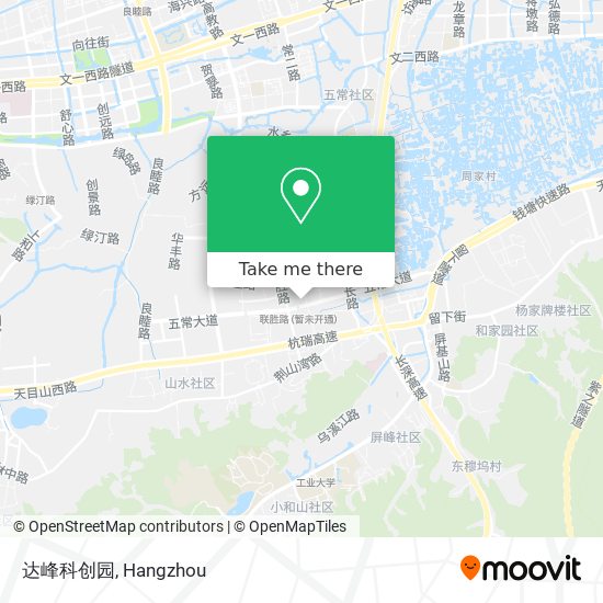 达峰科创园 map