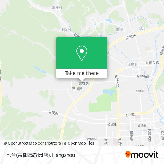七号(富阳高教园店) map
