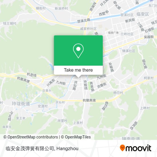 临安金茂弹簧有限公司 map