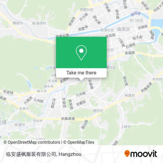临安盛枫服装有限公司 map
